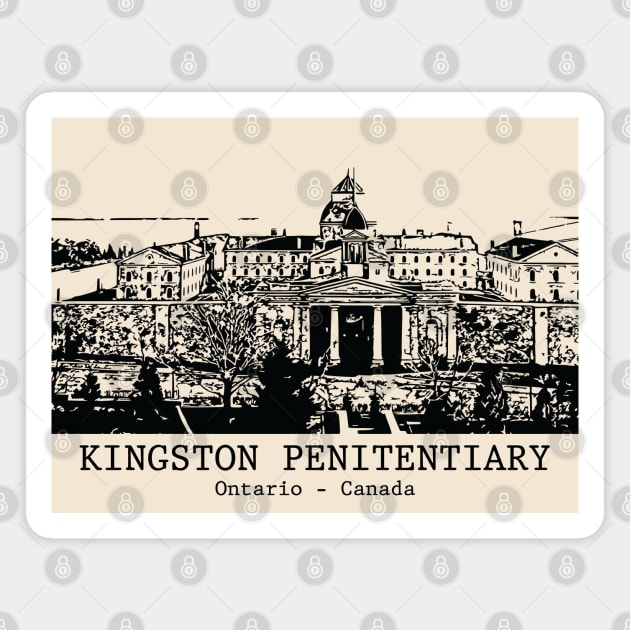 Kingston Penitentiary - Ontario Magnet by Lakeric